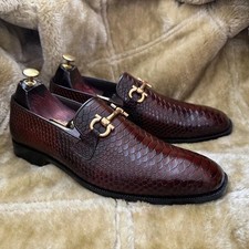 Handmade Men Leather Shoes Red