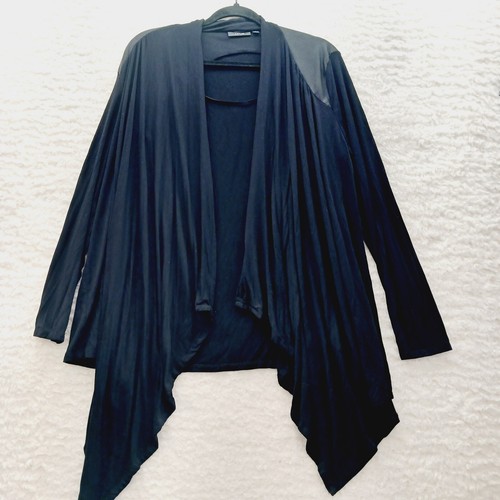 Cardigan open kimono black - open,