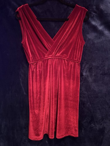 Boohoo little red velvet dress - boohoo,