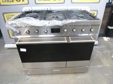 Smeg Range Cooker Stainless Steel C92GMX2 90cm Dual Fuel A Graded (CH-2976)
