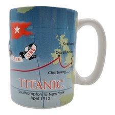 White Star Line Map Of Titanic