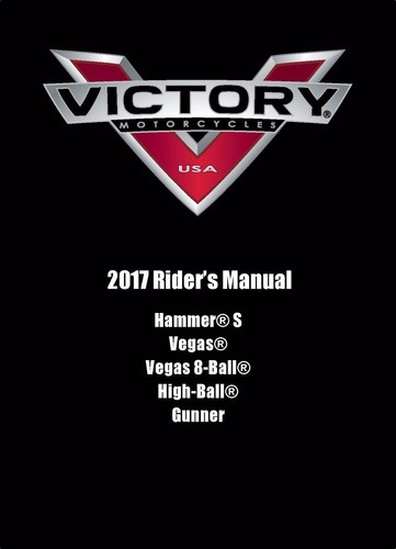 Victory owners manual - owners,