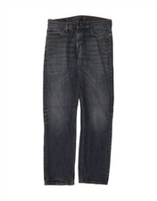 LEVI'S Mens 504 Straight Jeans  W32 L32 Blue Cotton UR14