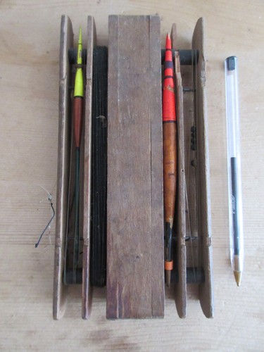 Vintage wooden fishing float - wooden,