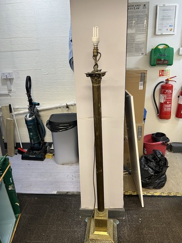 Antique standard lamp - standard,