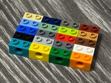 Lego 3700 Technic Brick 1x2 with Hole Select Colour Pack of 5