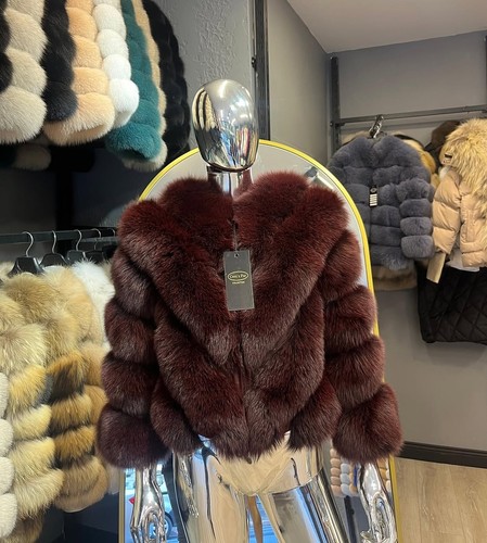 Women genuine fox - women's, jacket