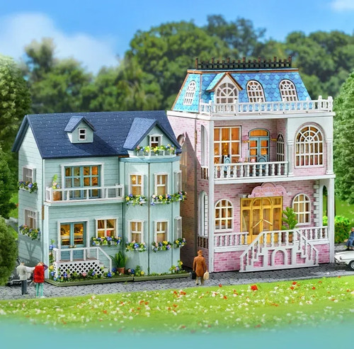 Diy dollhouse building kit - diy,