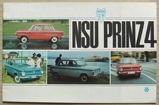 NSU PRINZ 4 Car Sales Brochure