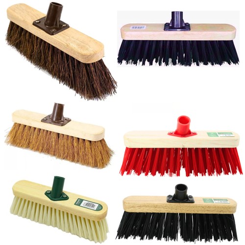 Sweeping brush head - brush, stiff