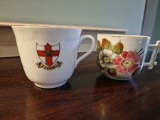 Two Lovely Mustache Cups  Both Of Different Design Please See Photos