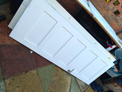 White panel interior door - white,