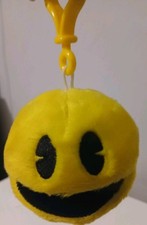 Pac-man Plush Bag Clip Keyring