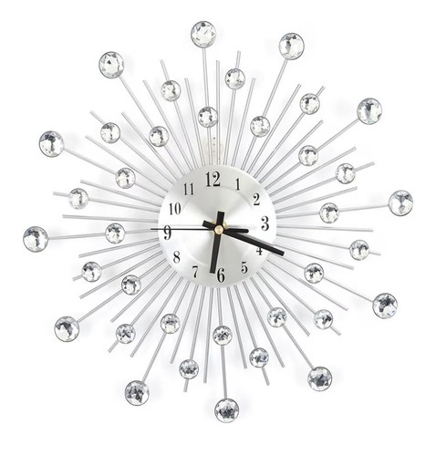 Sunburst modern silver colour - modern,