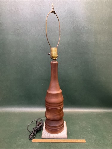 Mcm vtg turned teak wood - mcm,