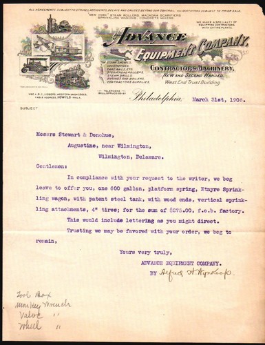 1908 philadelphia advance - philadelphia,
