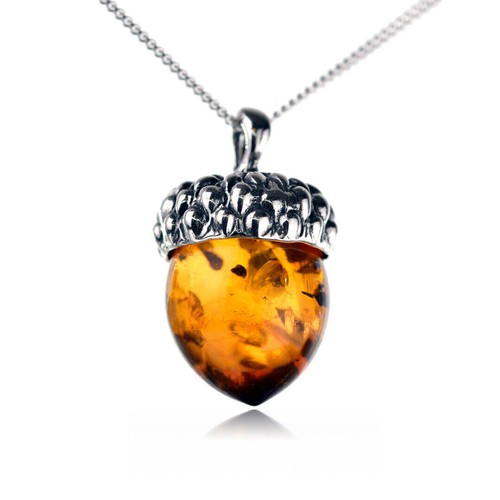 Sterling silver acorn - sterling,