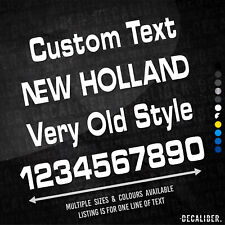 Custom Text New Holland Very
