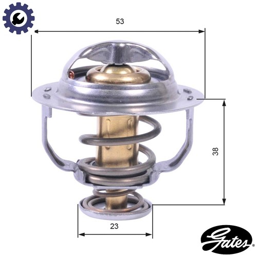 Thermostat coolant th42895g1 - thermostat,