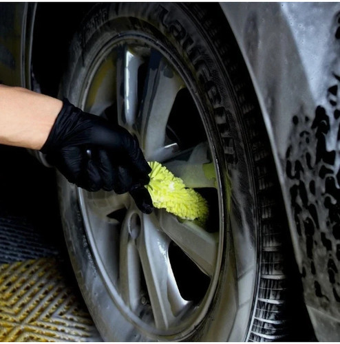 Car wheel cleaning brush - car,