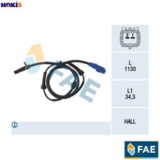 SENSOR WHEEL SPEED 78034 FOR