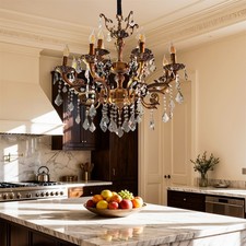 Vintage Large Chandelier Lamp