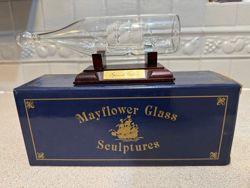 Vintage gilt glass spanish - glass,