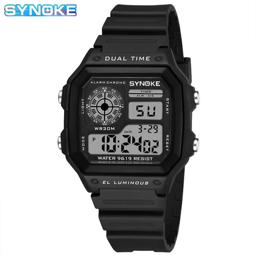 Synoke military digital watch - military,