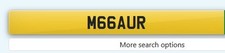 Private Number Plate M66 AUR