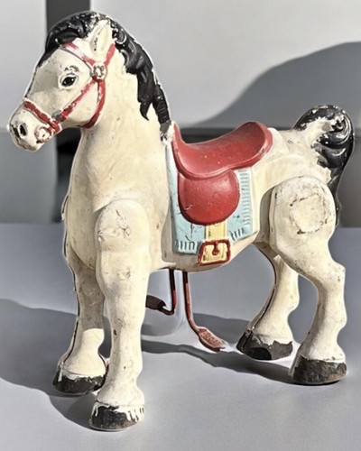 Metal ride along horse - along,
