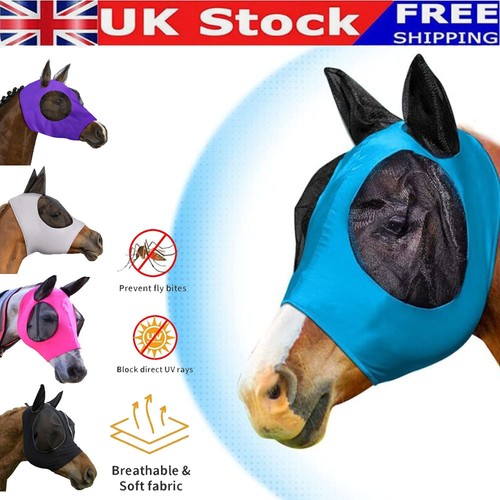 Horse lycra fly mask - fly,