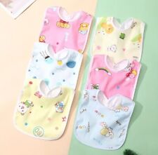 Baby Bibs Blue Pink Waterproof