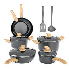 12PCS Nonstick Hammered