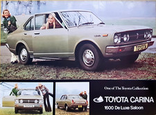 Toyota Carina 1600 De Luxe Brochure 1973