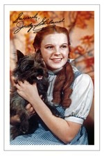 JUDY GARLAND Signed Autograph PHOTO Fan Signature Gift Print THE WIZARD OF OZ
