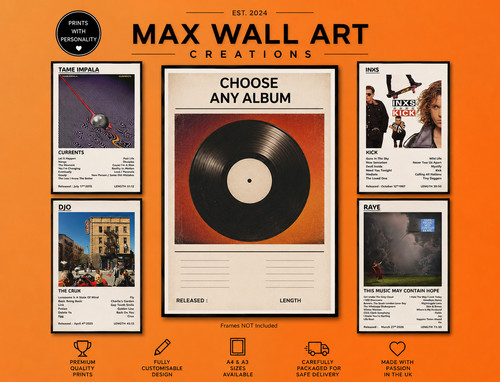 Custom album cover poster - poster, any