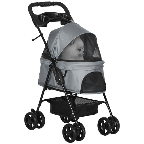 Dog pram foldable pet stroller - foldable,