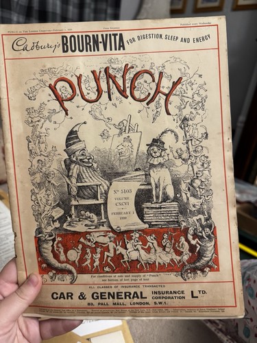 Vintage punch magazine - vintage,