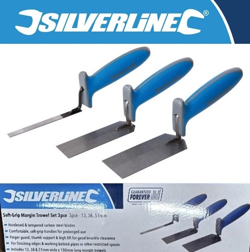 Silverline 3pc margin trowel - 3pc,