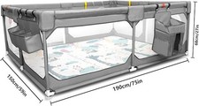 Baby Playpen with Mat 190 ×