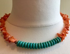 Coral necklace 45cm - necklace,