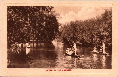 Oxford the cherwell river - up,