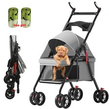 Pet Stroller Dog Puppy Cat Pram Pushchair Travel Cart Jogging Buggy Carrier