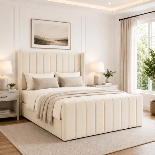 Winged panel bed - panel,