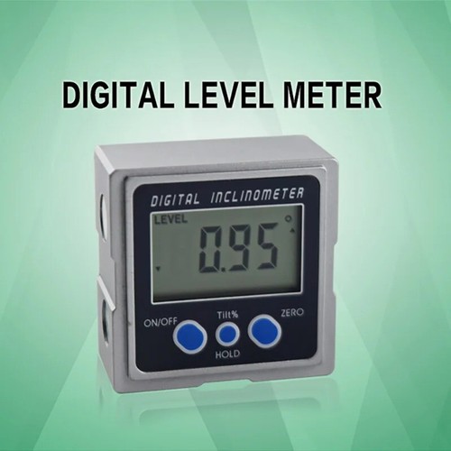 Digital inclinometer aluminium - digital,