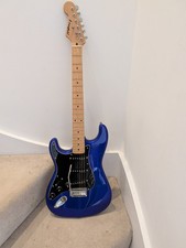 Westfield Blue Strat Electric Guitar Left Handed