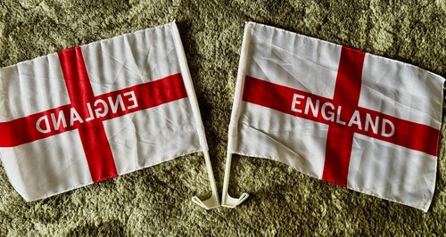 England car flags window - england,