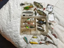 Large bundle of fishing lures and more — 26 lures + associated items