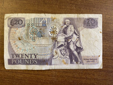 TWENTY POUND  PAGE £20 OLD BANKNOTE
