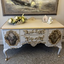 Hand-Painted Baroque Sideboard
